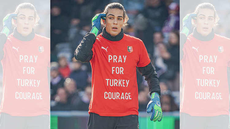 Rennesde forma giyen Doğan Alemdar, sahaya Türkiye için dua edin tişörtüyle çıktı