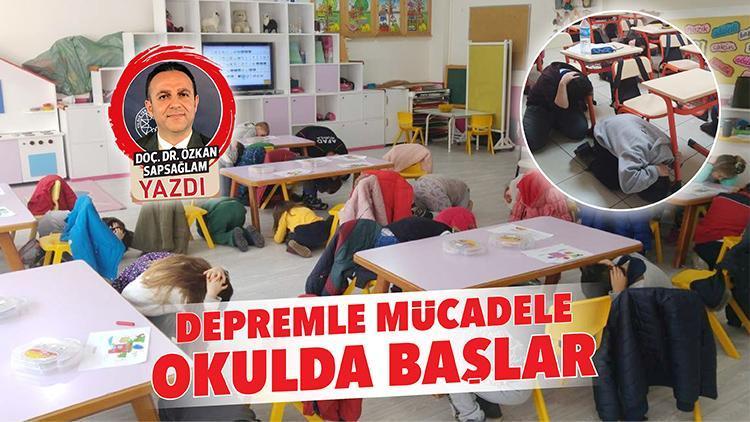 Depremle mücadele okulda başlar