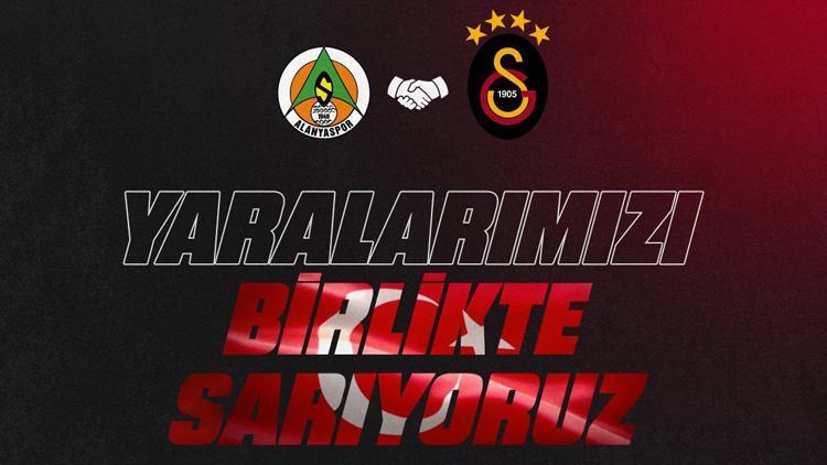 Galatasaray-Alanyaspor maçının geliri depremzedelere bağışlanacak