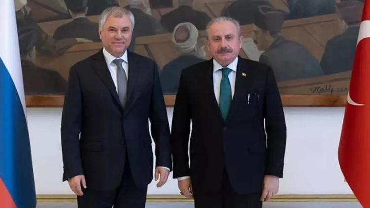 Şentop, Rusya Devlet Duması Başkanı Volodin ile görüştü