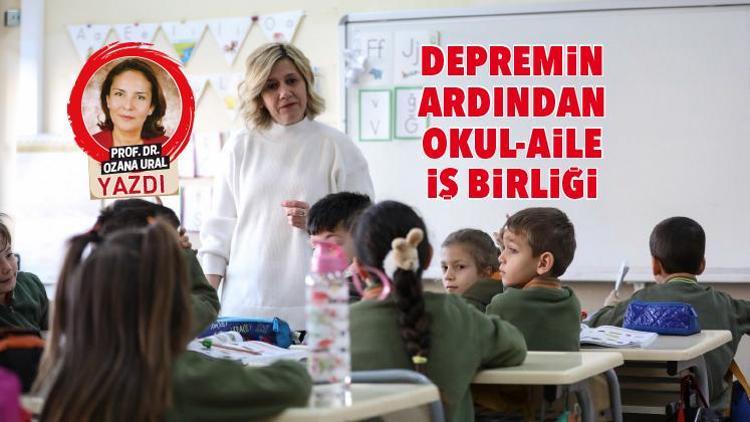 Depremin ardından okul-aile iş birliği