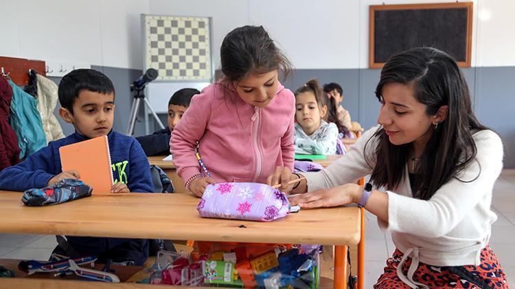 Konteyner kentte ilk ders zili çaldı