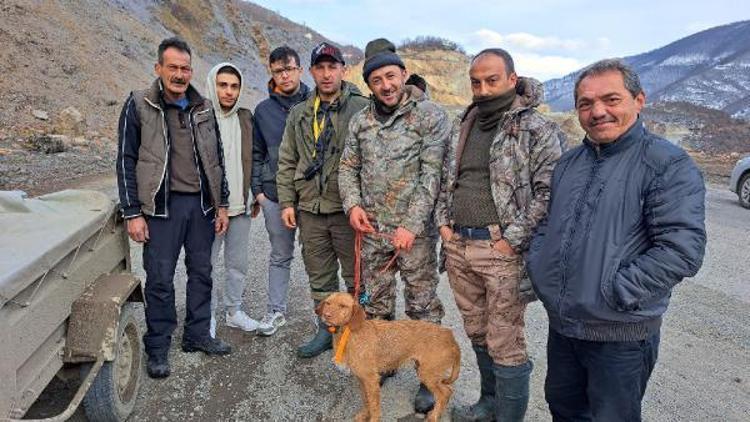 Yolda buldukları av köpeğini sahibine teslim ettiler