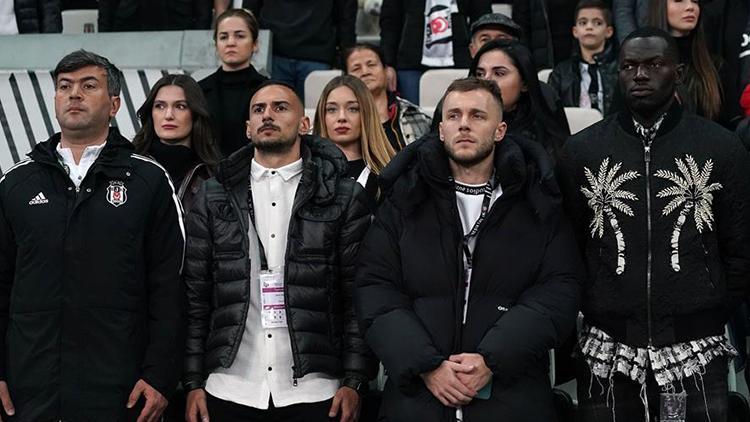 Beşiktaş’ın yeni transferleri maçı tribünden takip etti