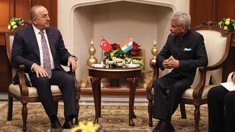 Dışişleri Bakanı Çavuşoğlu, Hindistan Dışişleri Bakanı Jaishankar ile görüştü