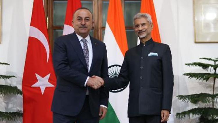 Çavuşoğlu, Hindistan Dışişleri Bakanı Jaishankar ile görüştü