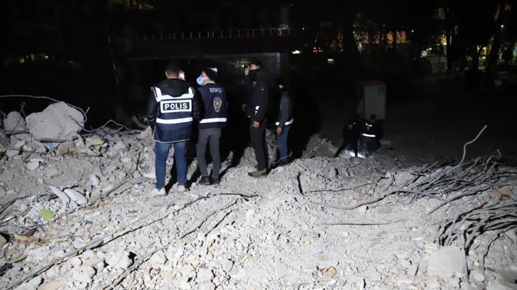 Gaziantepte enkazdan çığlık sesi geldi ihbarı polisleri harekete geçirdi