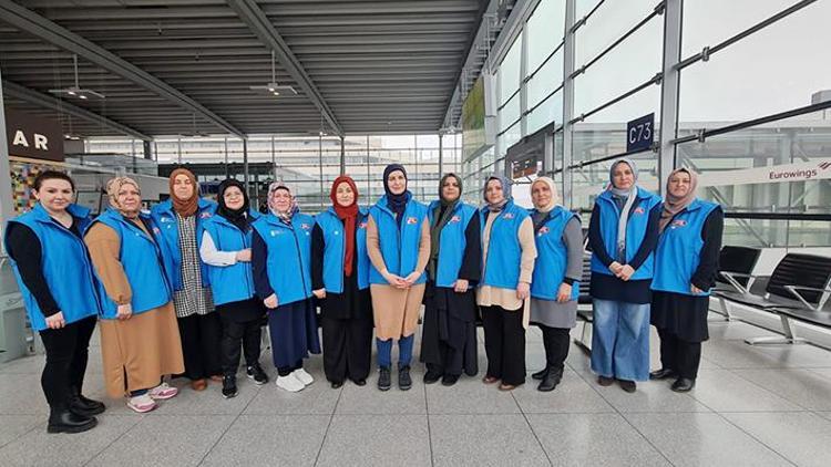 DİTİB kadın gönüllüleri depremzedeler için yola çıktı