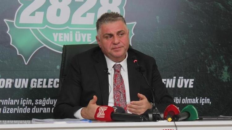 Giresunsporda transfer yasağı tehlikesi Başkan Nahid Yamak açıkladı