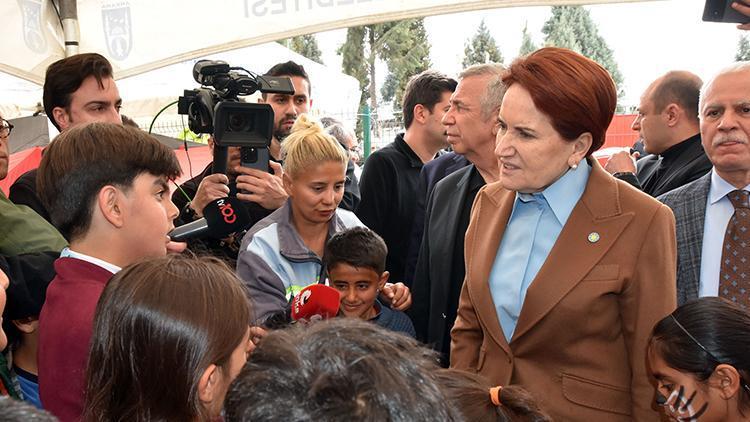 Akşener: Bütçe ile belediye imkanlarını birleştirip, vatandaşa hizmet edin