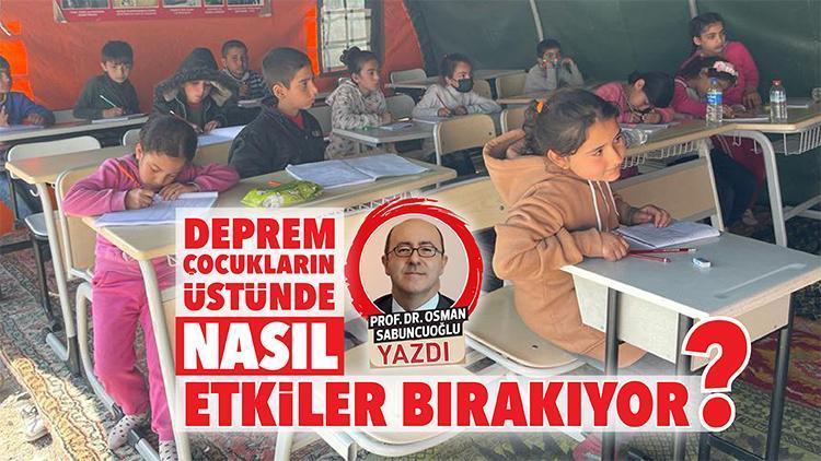 Deprem çocukların üstünde nasıl etkiler bırakıyor