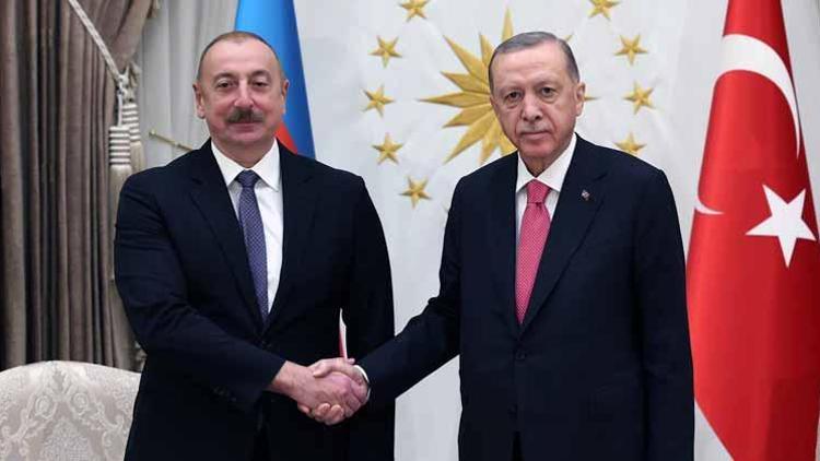 Cumhurbaşkanı Erdoğan, Aliyev ile bir araya geldi