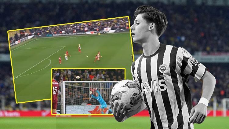 Fenerbahçede Arda Güler Sevilla maçına damga vurdu 25 metreden denedi, tribünler heyecanlandı...