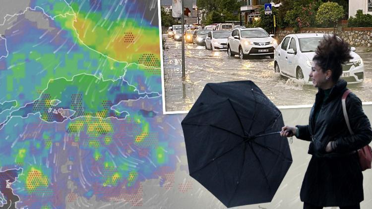 Meteorolojiden yeni hava durumu uyarısı Kuvvetli yağış geliyor