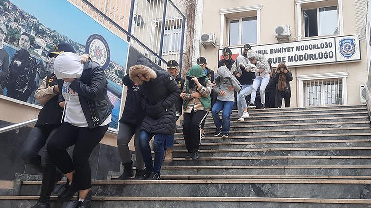 İstanbulda fuhuş operasyonu: 11 gözaltı