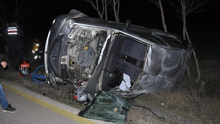 Tekirdağ’da trafik kazası: 4 ağır yaralı