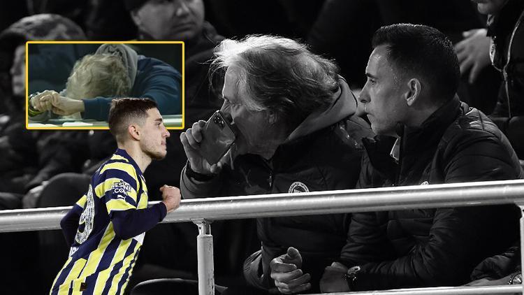 Fenerbahçede Jorge Jesusun tribündeki görüntüleri geceye damga vurdu