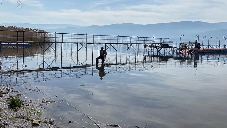 Sapanca Gölünde su seviyesi arttı