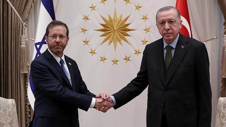 Cumhurbaşkanı Erdoğan, İsrail Cumhurbaşkanı Isaac Herzog ile görüştü