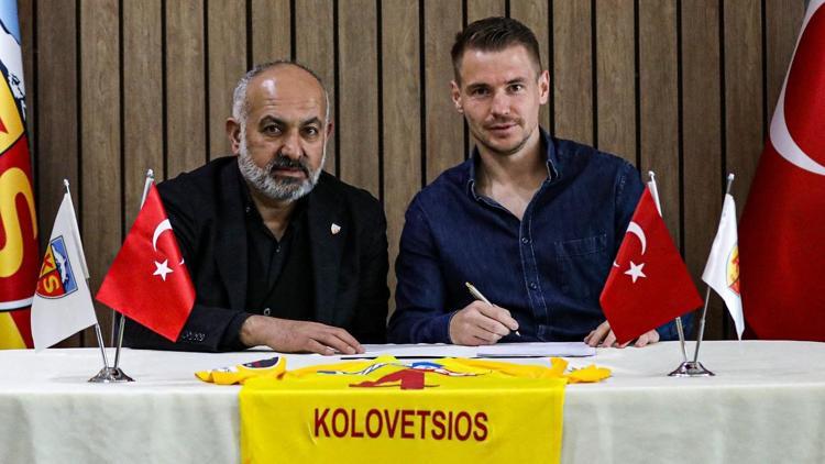 Kayserispor, Dimitrios Kolovetsiosun sözleşmesini uzattı