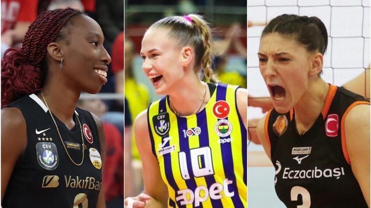 CEV Şampiyonlar Ligine Türk takımları damga vurdu Fenerbahçe, VakıfBank ve Eczacıbaşı yarı finalde
