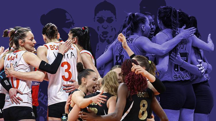 Türk bayrağı kadın voleybolcularla Avrupa’nın zirvesinde Tarihte ilk kez üç takımla birden yarı final oynayacağız