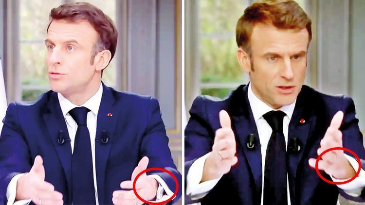 Macron’un saati tartışma çıkardı