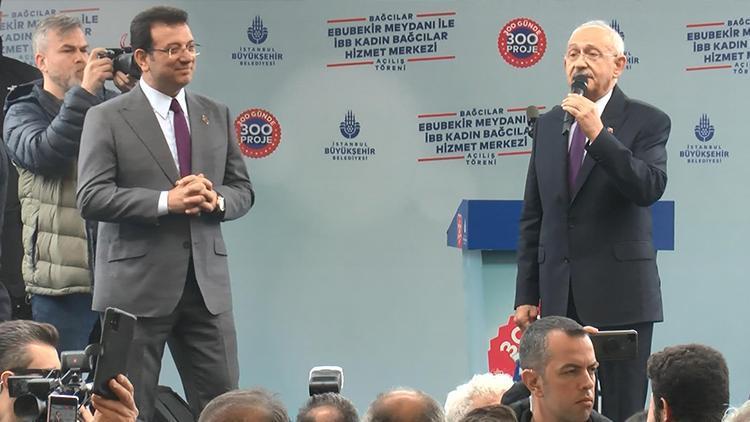 Kılıçdaroğlu ve İmamoğlu Bağcılarda açılışa katıldı