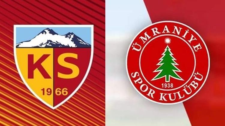 Kayserispor - Ümraniyespor maçının günü değişti
