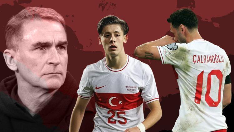 Türkiye - Hırvatistan maçında Stefan Kuntza tepki Hakan Çalhanoğlu büyük üzüntü yaşadı, tribünler Arda Güleri istedi ama...