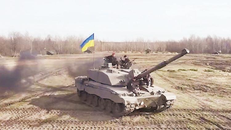 Batı tankları ilk kez Ukrayna’da