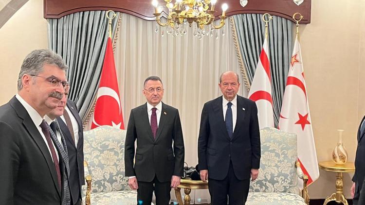 Oktaydan KKTC Cumhurbaşkanı Tatara ziyaret