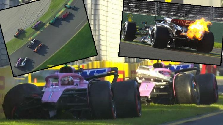 Formula 1de kaos dolu yarış Avustralya GPsinde ortalık karıştı...