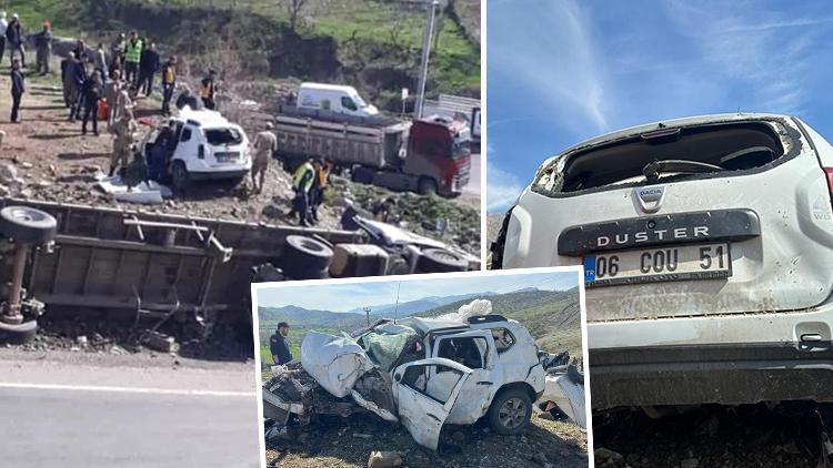 Şırnak’ta TIR ile otomobil çarpıştı: 3 kişi hayatını kaybetti