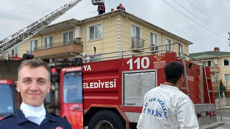 Yangına müdahale ederken bulunduğu bölüm çöken itfaiye eri, yaşamını yitirdi