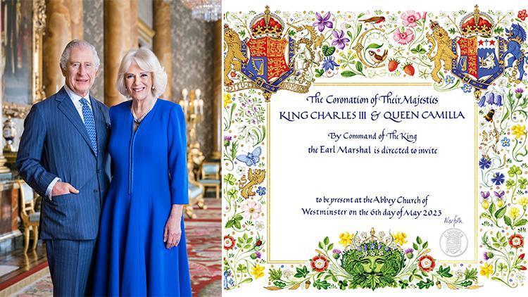 Kral Charles son noktayı koydu Taç giyme töreninin davetiyesi ortaya çıktı: Camilla resmen Kraliçe olacak