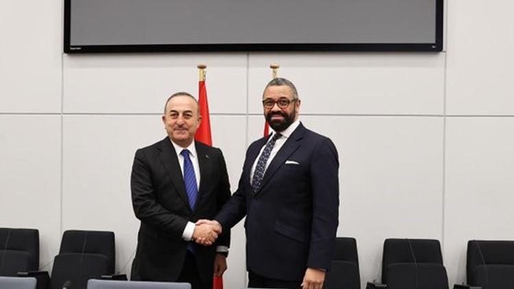 Dışişleri Bakanı Çavuşoğlu, Birleşik Krallık Bakanı Cleverly ile görüştü