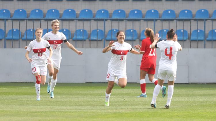 A Milli Kadın Futbol Takımı, Azerbaycanı 1-0 yendi