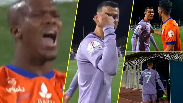Suudi Arabistanda Al Feiha ile Al Nassr arasında olaylı maç... Nwakaeme çıldırdı, Ronaldo sinirlendi
