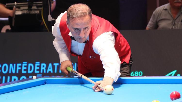 Avrupa Bilardo Şampiyonası’nda 2’nci altın madalya Hacı Arap Yaman’dan geldi