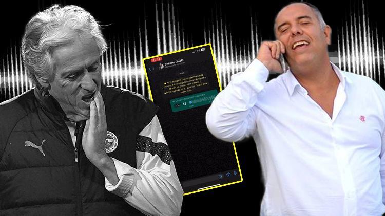 Son Dakika: Fenerbahçede Jorge Jesusun bir ses kaydı daha ortaya çıktı Telefonda pazarlık ve sözleşme konuşmaları... Flamengo ikinci başkanı Marcos Braz ile ne görüştü
