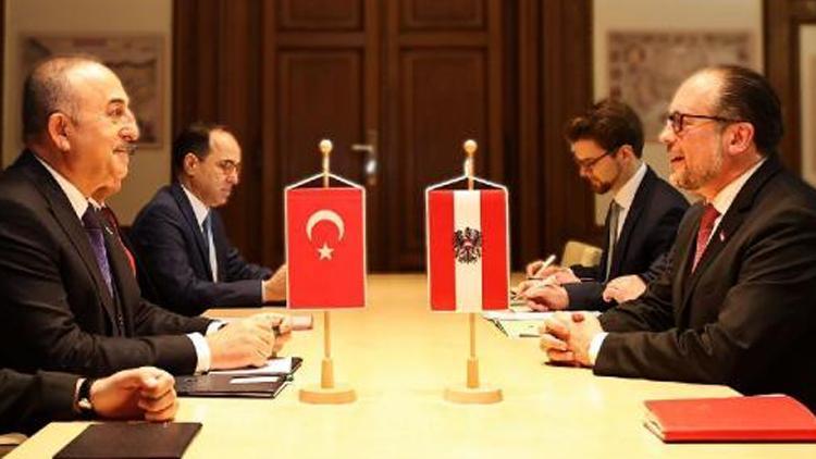 Bakan Çavuşoğlu, Avusturya Dışişleri Bakanı Schallenberg ile görüştü