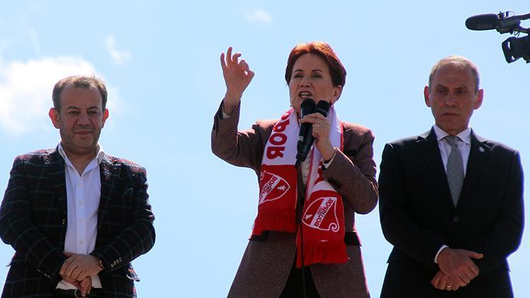 Akşener: Sizlerin helal oylarınızla başbakan olmak istiyorum