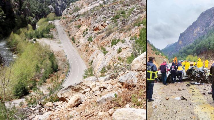 4 öğretmenin üstüne kaya düşmüştü... Bir facia daha yaşanmasın