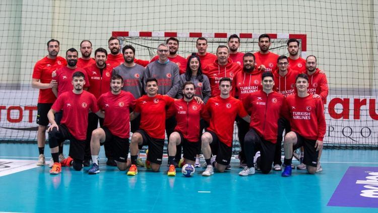 A Milli Erkek Hentbol Takımı, Portekiz ve Kuzey Makedonya maçı hazırlıklarına başladı