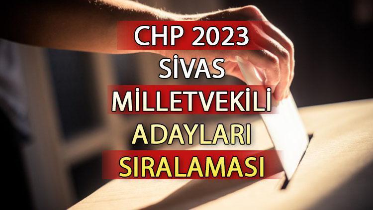 CHP Sivas milletvekili adayları kimler CHP Sivas  aday listesi 2023 ve milletvekili adayları sıralaması