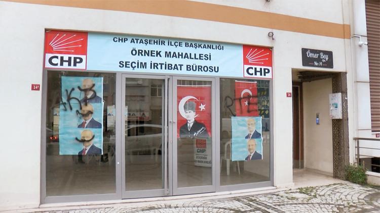 CHP seçim irtibat bürosuna saldırı