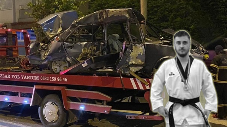 Milli tekvandocu Batuhan Çakmak, trafik kazasında hayatını kaybetti