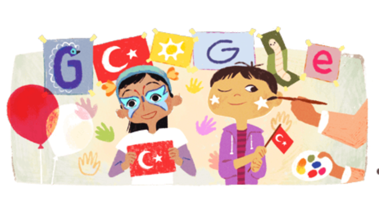 23 Nisan Ulusal Egemenlik ve Çocuk Bayramı Googleda doodle ile kutlandı... 23 Nisan ne zaman çocuk bayramı ilan edildi (23 Nisanın tarihi önemi)