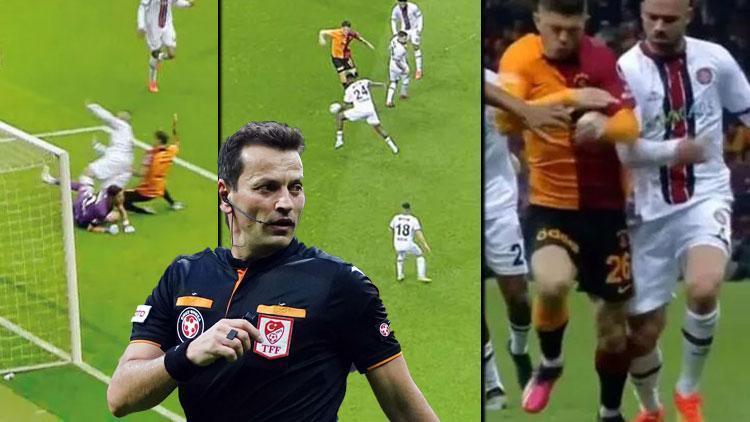 Fırat Aydınus, Galatasaray-Fatih Karagümrük maçındaki pozisyonları değerlendirdi: Faul var, penaltı yanlış